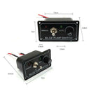 3Way MANUAL OFF AUTO DC 12V Fused Marine Bilge Pump Toggle Switch Panel with LED