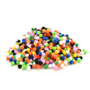 1000 Mixed FLUFFY Felt Pom poms Ball Assorted Colors Craft DIY snow balls   Z