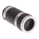 Universal 8X Zoom HD Optical Lens Telescope for Mobile Phone Camera Silvery