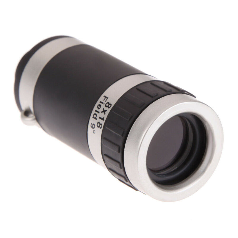 Universal 8X Zoom HD Optical Lens Telescope for Mobile Phone Camera Silvery