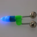 20Pcs Electronic Night Fishing Bite Alarm Twin Bells Light Alerter Ring Accs