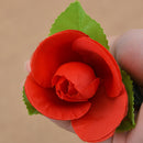 Folding Red Rose Magic Tricks Props Toys Romantic Surprise To Your Lover FT