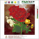 DIY 5D Diamond Embroidery Red Rose Flower Painting Cross Stitch Wall Decor