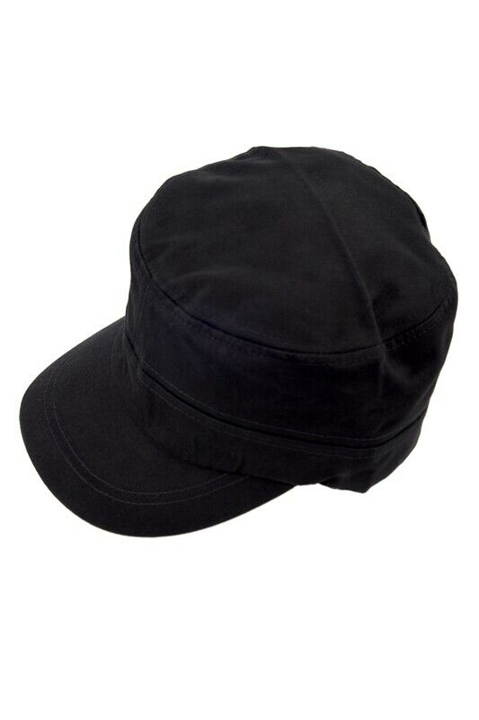 5X(Black Army Hat Baseball Cap Military Cotton Urban Hat Mens / Ladies V5T4)