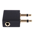 Audio jack conversion adapter (black) M2U9