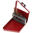 10x Screw Extractor Set Easy Out Drill Bits Guide Broken Screw