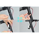 Metal Hook + 3Pcs Silicone Vibration Dampers Buckle Front Hook Claw Gadget