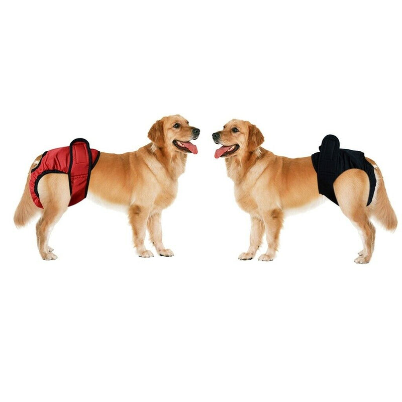 2 Pcs Female Sanitary Physiological Pants For Large Dog Reusable