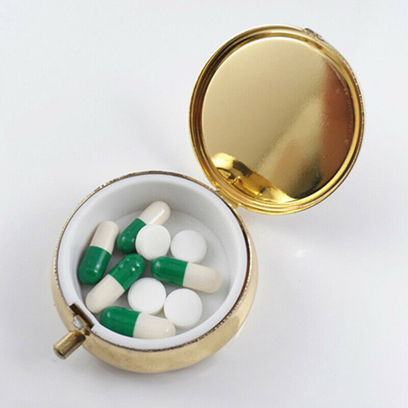 Metal Pill boxes Medicine Organizer Container Medicine Case  Pill  Candy Box3C