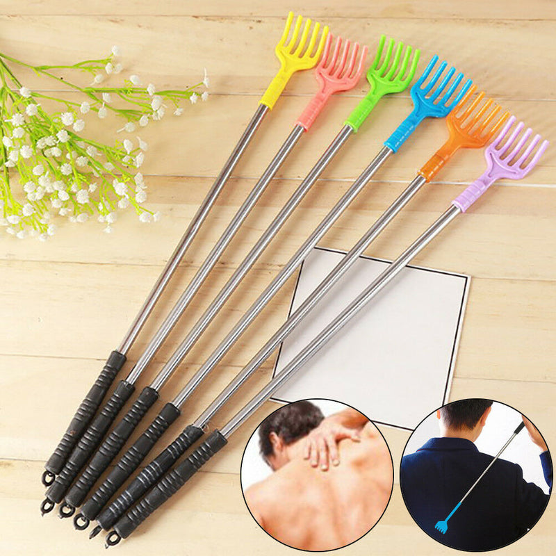 Stainless steel back scratcher massage portable pocket itching claw t R.AU
