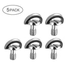 5 Pack 1/4inch Quick Release Plate Mounting Screw D-ring D Shaft QR Screw A Y3C7