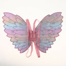 Girls Pink Butterfly Wings Fairy Shawl Cape Fancy Pixie Princess Dress Props