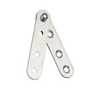 Stainless Steel Doors Hinges Rotating Concealed Upper Lower Hinge (60mm)