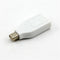 Mini DP Display Port Male to HDMI Female Converter Adapter for MacBook Pro White