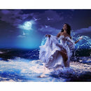 All-Round Diamond 5D Diy Diamond Painting "Goddess And The Sea" Embroidery