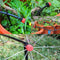90Pcs/Lot Irrigation Sprinklers 1/4Inch Adjustable Micro- Drip Irrigation W