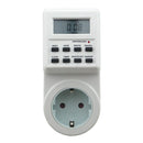 7 Day Digital LCD Electronic Plug-in Programmable 12/24 Hour Timer Switch