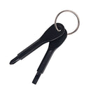 2 Type Multifunction Screwdrivers Keyring Keychain Portable Durable Harare