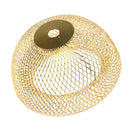 Iron Lamp Shade Chandelier Pendant Lights Fixture Bulb Cage Half round edge