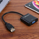 CableDeconn F0201 HDMI 1.2 Male to VGA Female Support HDCP Adapter Cable