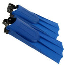 Kids Adults Adjustable Fins Swimming Diving Swimming Fins - Blue, M: 30-36