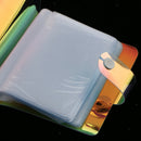 Multicolor Card Bag Wallet Holder Photo Album Pocket Storage Memo Book 3x2.5''