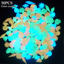 Colorful Conch Outdoor Shell Shaped Luminous Pebbles Glowing Stones