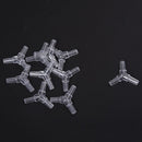 10 x Aquarium 3 way Connector Airline Connector for Aquarium Air Hose