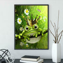 5D DIY Full Drill Diamond Painting Cross Stitch Embroidery Kit (Frog01)