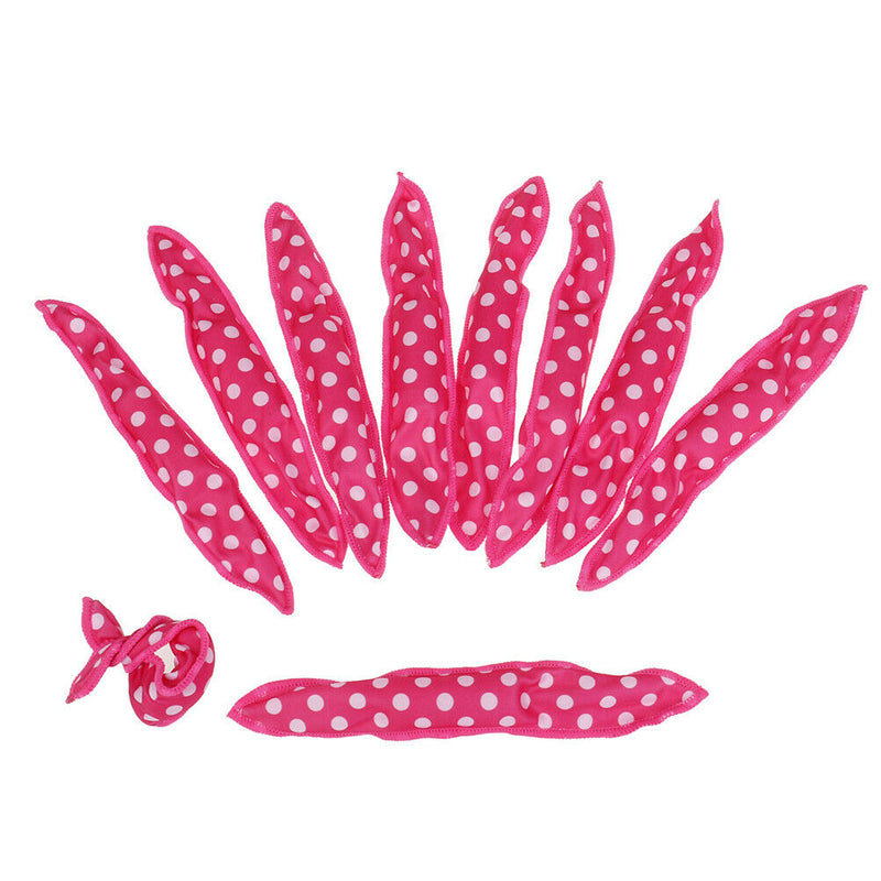 10PCS Magic Curler Hair Rollers Night Sleep wave point Foam Hair Curler Rolle 3C