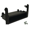 Fit Single Din Radio Facia Dash Panel Trim Fascia Kit Plate w Pocket