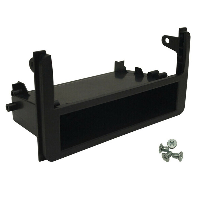 Fit Single Din Radio Facia Dash Panel Trim Fascia Kit Plate w Pocket