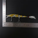 Shoal Type Minnow Hard Baits 11.5cm 15.7g Fishing Lure Wobbler Feather Hook ME
