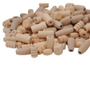120 Assorted Natural Oval Wood Beads Wooden Loose Spacer Beads Unfinished for