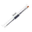 Dual-Ended Poly Builder Nail Art Pen Slice Brush Slice Shape Tool Polish