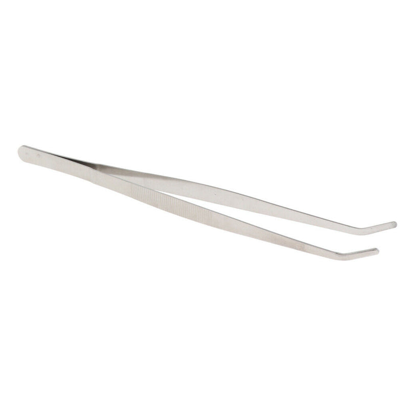 5 Pcs Stainless Steel Tweezers Reptile Gardening Bent Feeding Tool Curve