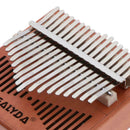 17 Keys Kalimba Mahogany Thumb Piano Mbira Keyboard Instrument Burlywood