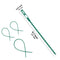 100 Pieces Adjustable Garden Plant Twist Ties, 6.7 Inch Flexible Plastic Tw
