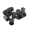 10x Car Bicycle Bike Tire Valve Caps Plastic Valve Stem Dust Caps with Seal Ring
