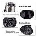 Reptile Brooder Incubator Infrared Emitter Lamp Ceramic Heating Lamp Holder 100W