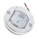 Boat LED Rail Light E011053-  Blue Pin 12V Brushed Nickle Bezel