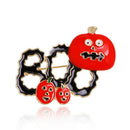 Halloween Enamel Pin Trick or Treat Ghost Pumpkin Brooch Bags Punk Jewelry G Ew