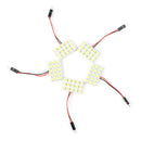 5Pcs T10 BA9S White LED 5050 15SMD Panel Interior Dome Map Reading Light BulbJ,a