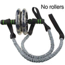Exercise Trainer Belly Wheel Roller Elastic Resistance Ropes Ropes Sport A6B8