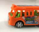 Plastic School Bus Kids Toys American Student Pull Back Kids Gifts Toys LJLJ