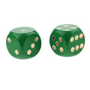 10 Pieces 30mm Wooden D6 Six Sided Dice Board Game Dice for Party Game Green