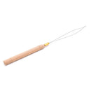 Wooden Handle Pulling Loop Needle Hair Extension Tool All Kinds Micro Beads  JR