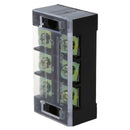 600V 45A Double Row 3 Position Screw Barrier Terminal Block