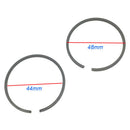 4pcs 47mm Piston Ring Set for 80cc 2 Stroke Motorised Bicycle/Motorized Bike