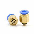 5PCS Male M5 - 6mm Straight Push in Fitting Pneumatic Push to Connect AirGQ